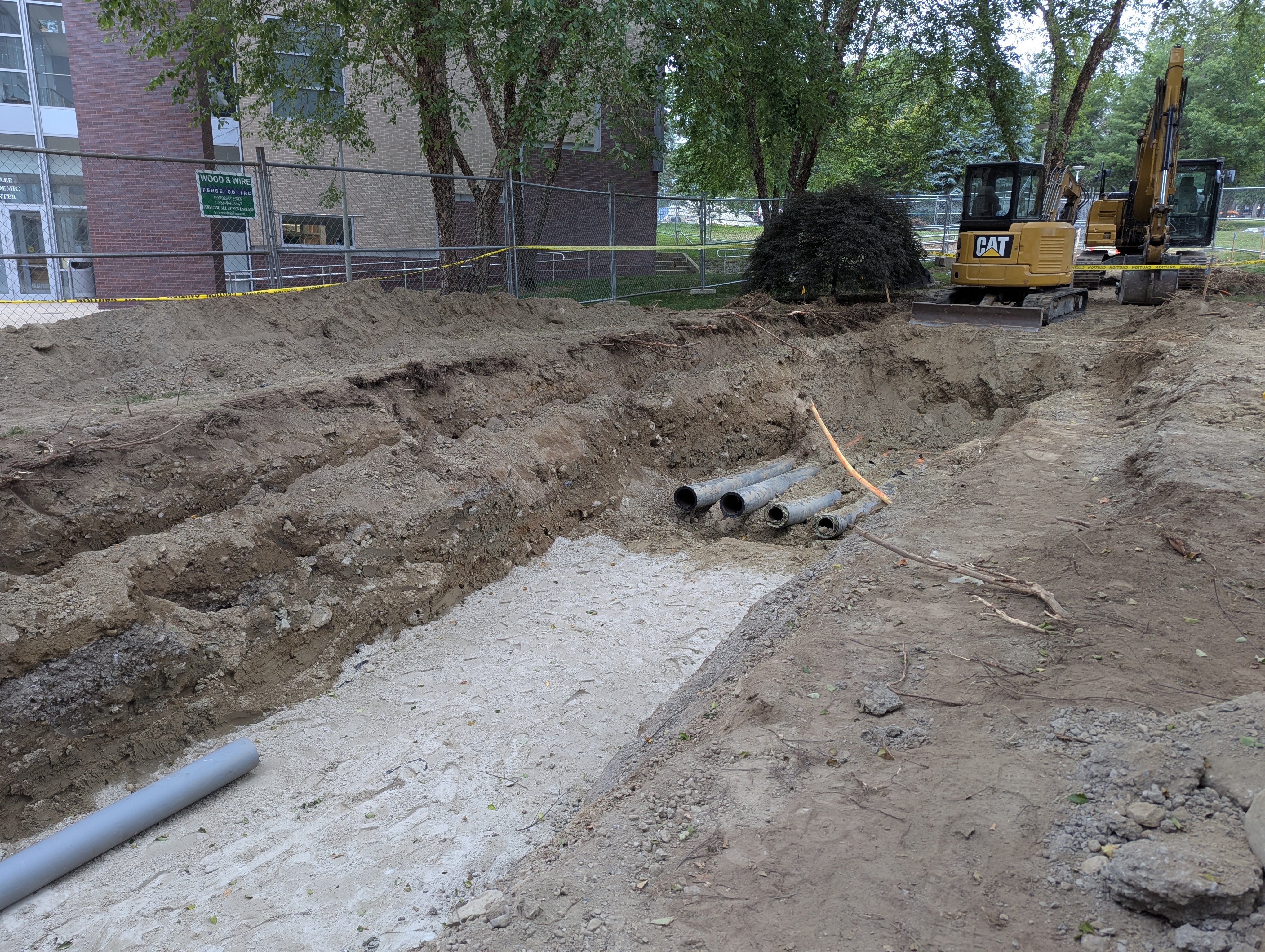 Trench work continuing MAC