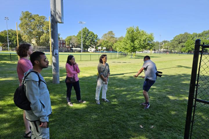 Recess Recess - Students and mentors outside