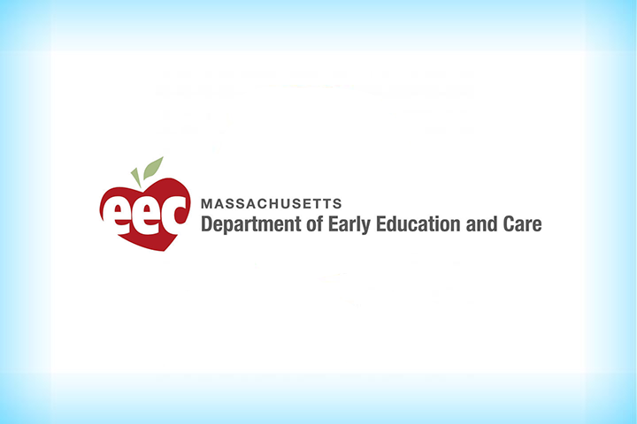 Dept of Early Education and Care Heart with EEC logo and Dept of Early Education and Care title
