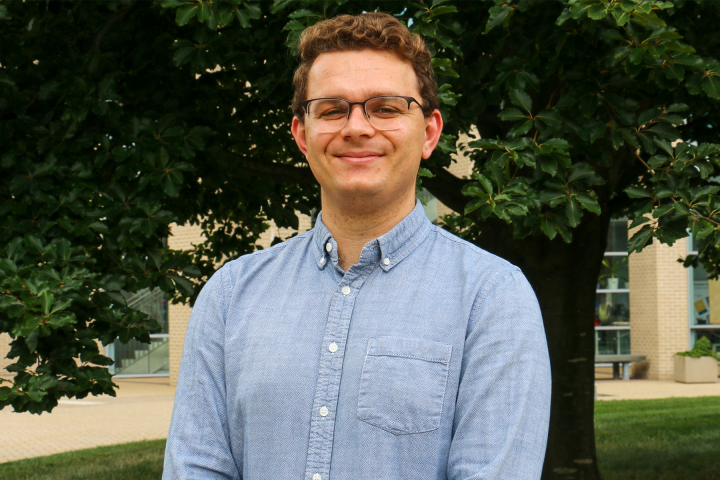 A photo portrait of Jack-William Barotta, Assistant Professor of Applied Math