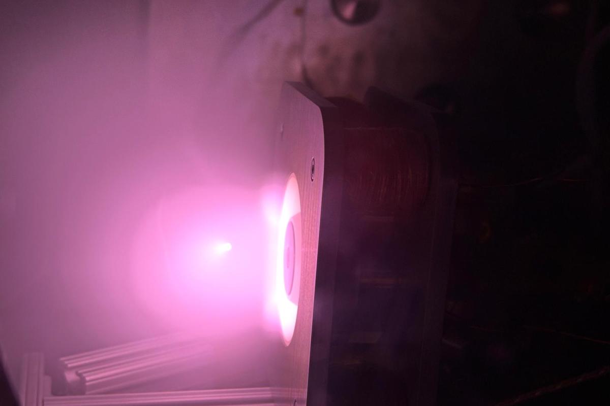 Mark 4 thruster first ignition on January 26, 2026 at OPEL’s own chamber at Olin.