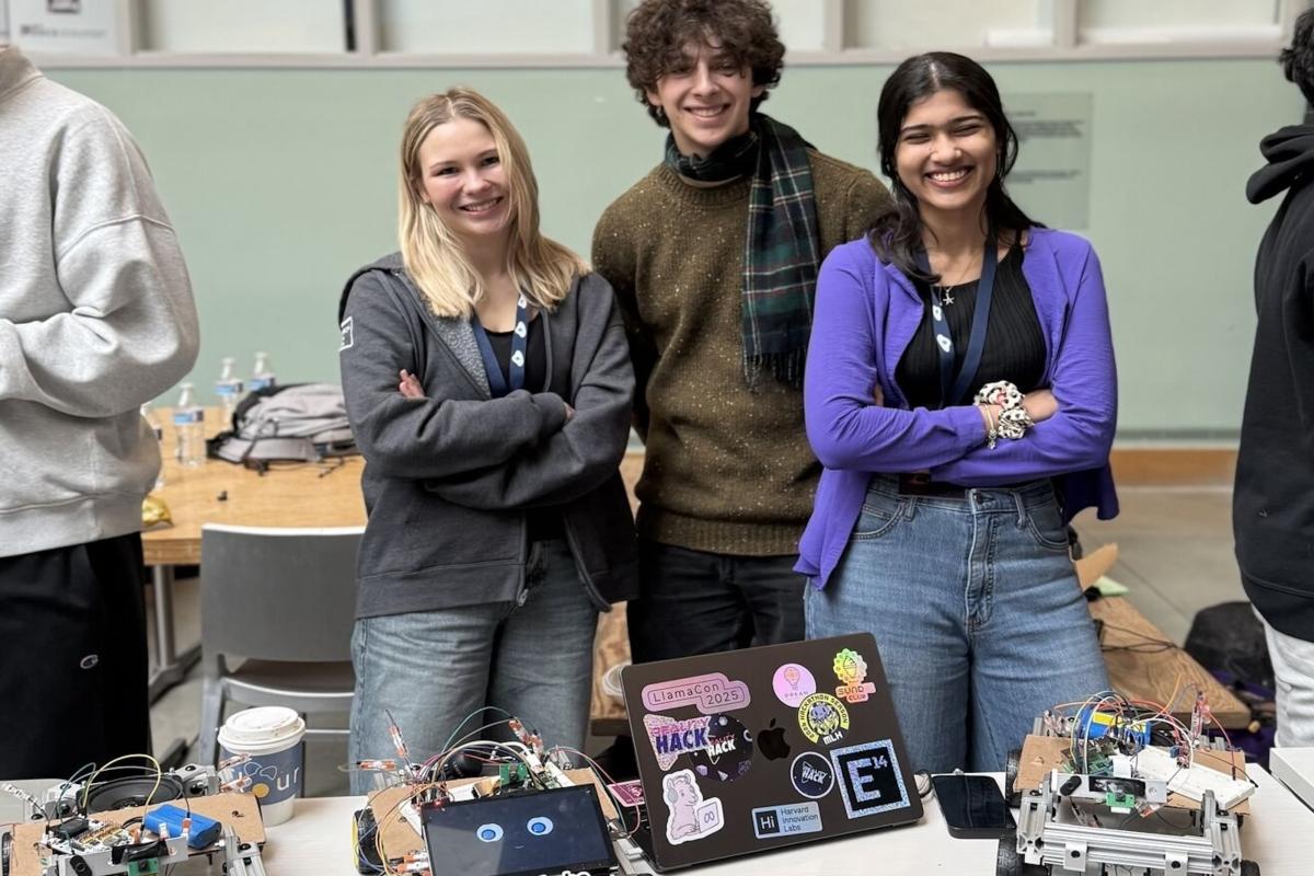 Team Triad at the MakeMIT Harvard Hackathon 