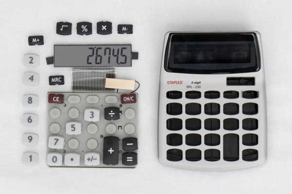 Kat Canavan's Calculated Waste art piece.