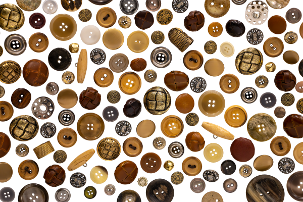 Brass Buttons art piece