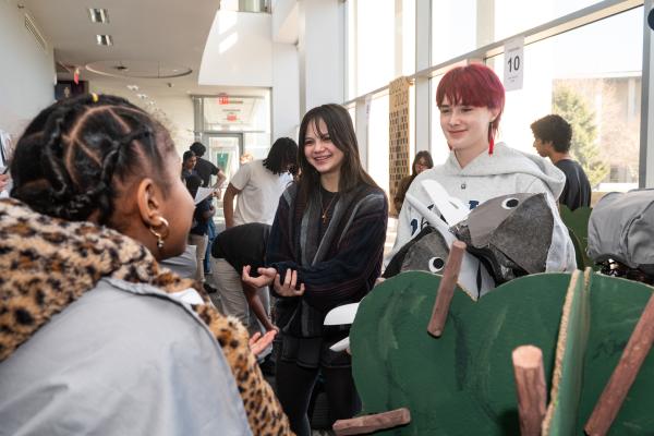 Design Nature students demo their play project in the MAC.