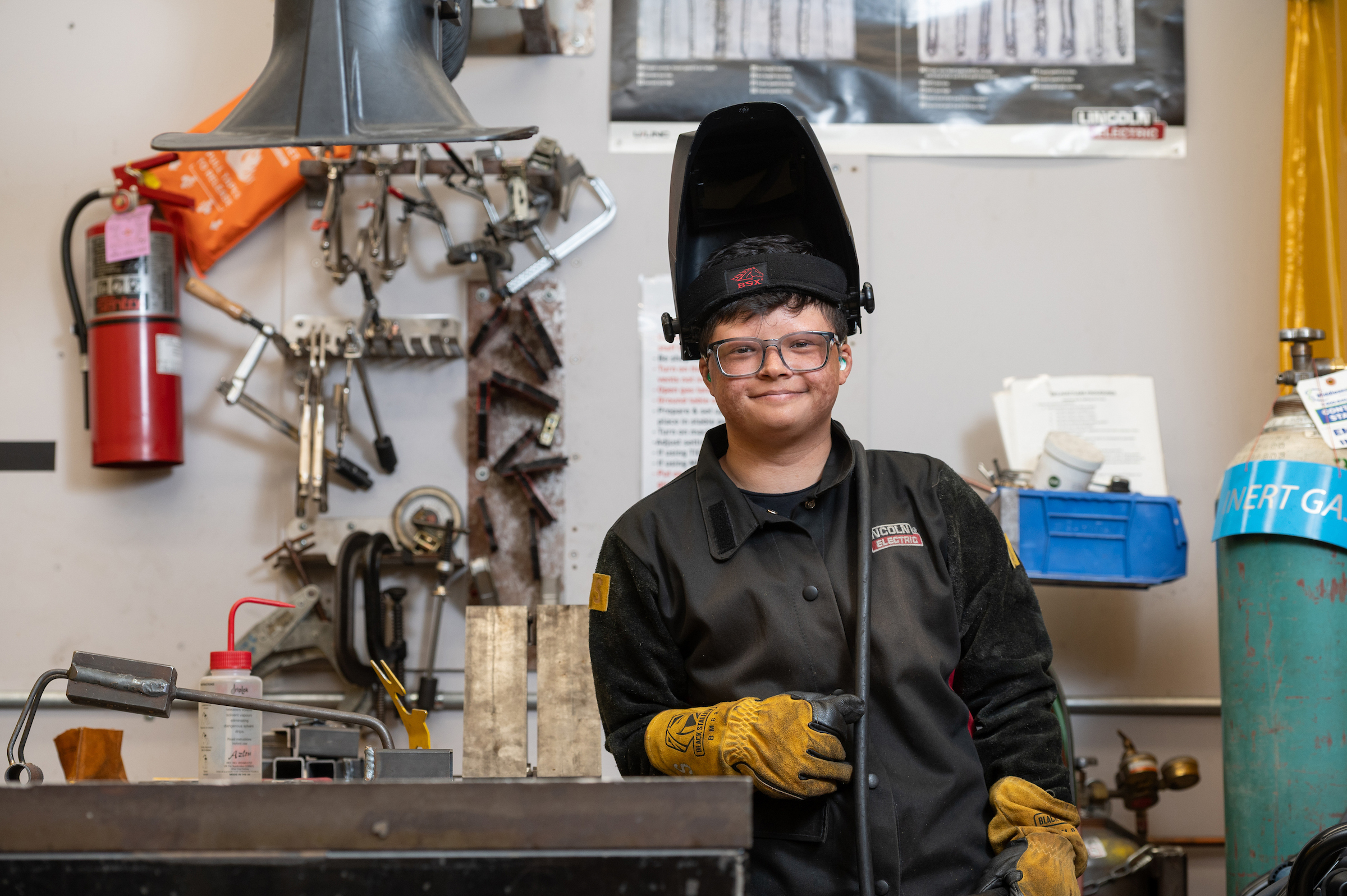 Shauna '27 is pictured in the Olin Shop