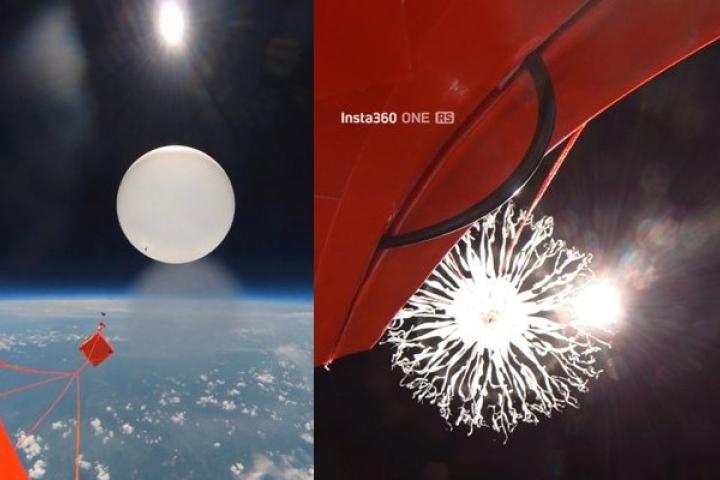 Photos from Stratospheric Ballooning Project