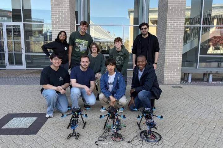Group photo of the members of the Olin College Robotics Lab