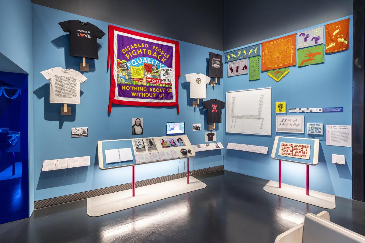 Installation image of Design and Disability at V&A South Kensington